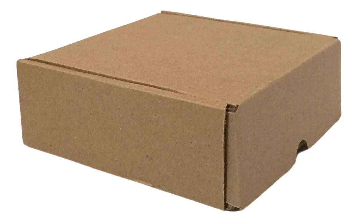 Caja de Carton con Pestañas - 16 x 16 x 6 cm