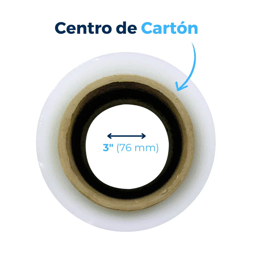 Emplaye Transparente Manual 5" / Cal. 50 / 800 Pies